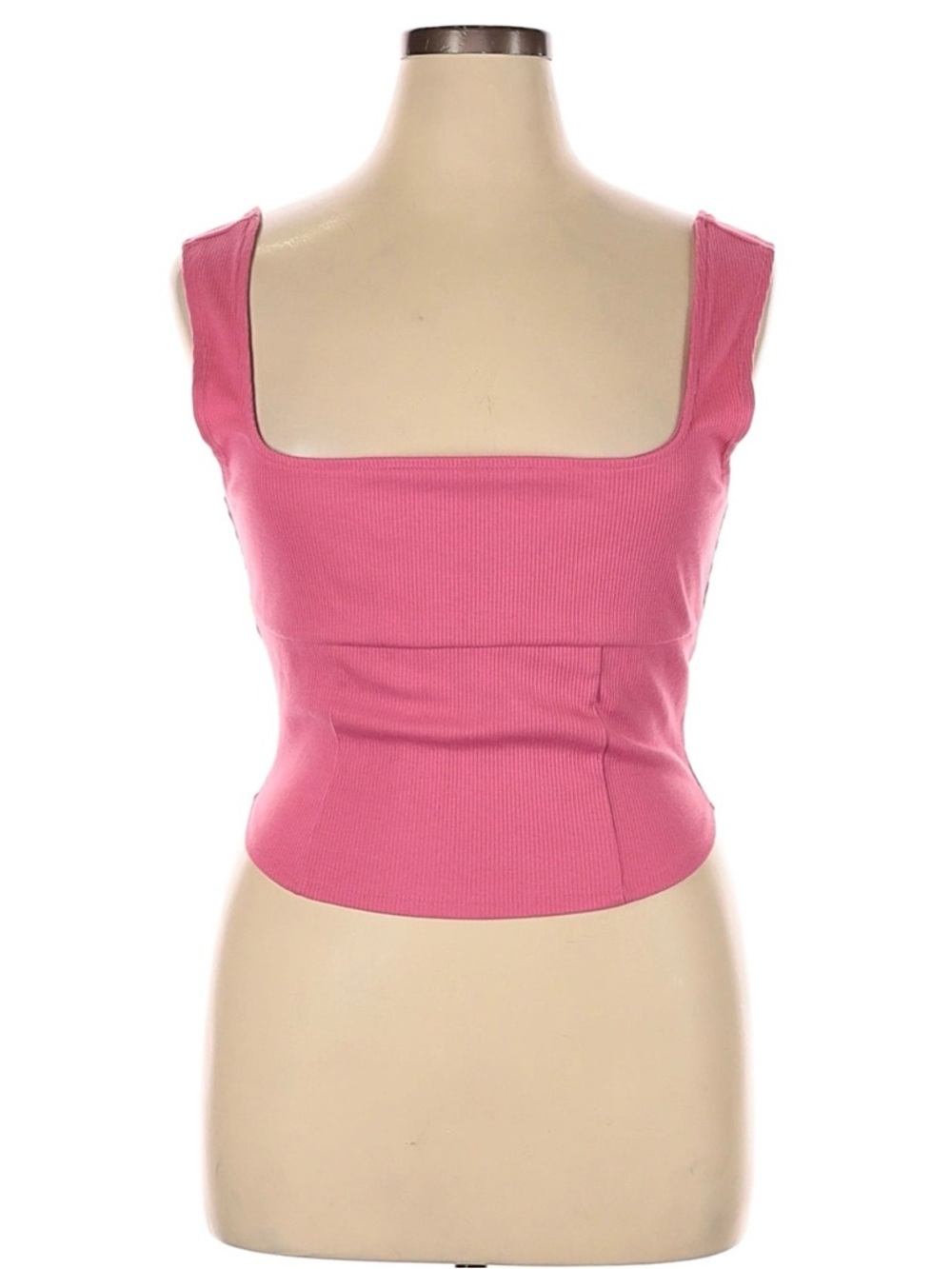 NWT Urban Outfitters pink seamed tank top XL